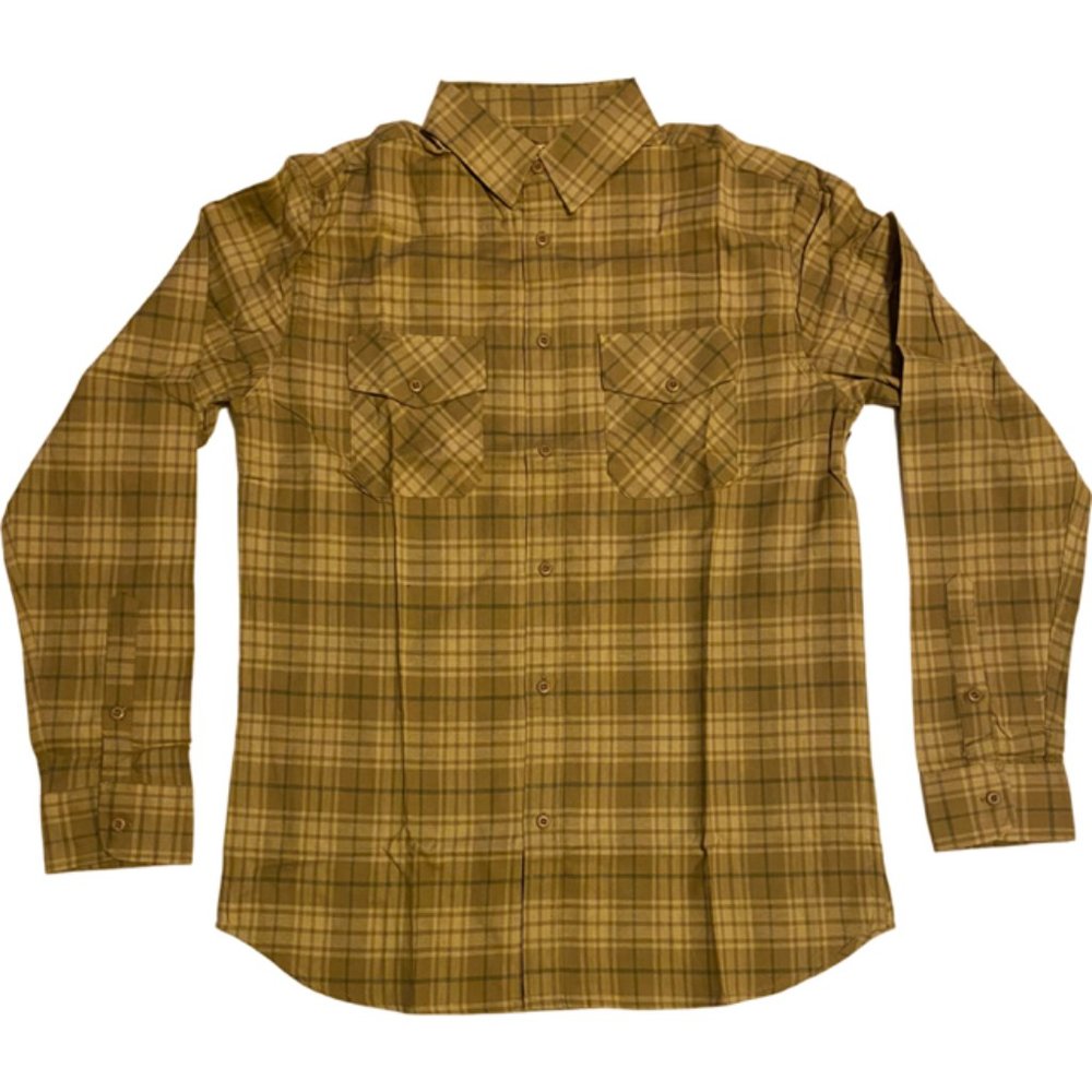GIRL x WRENCH PILOT Woven L/S Men's Shirt - Olive [S]